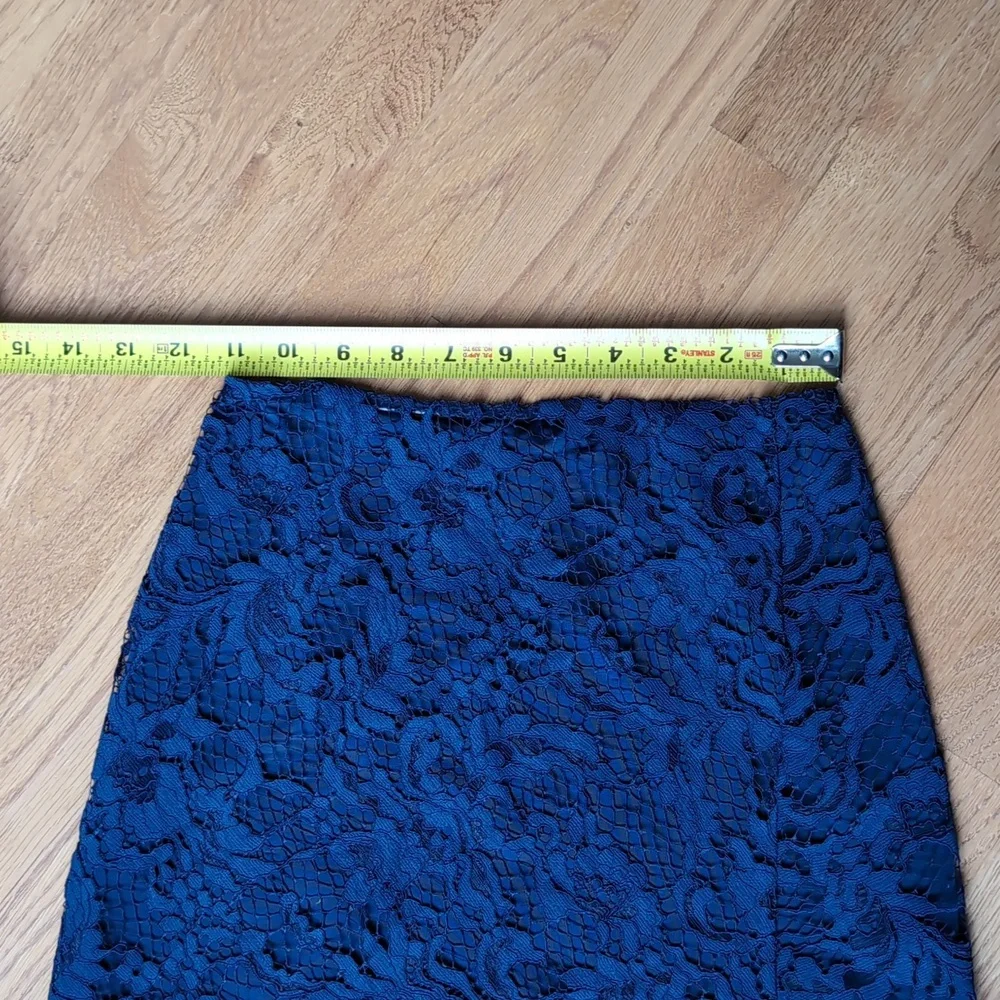 For Love and Lemons Maui Waui Lace Skirt Navy, XS - Picture 2 of 9